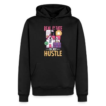 Real Estate Agent Realtor Home Closing Investor - Men’s Premium Organic Hoodie - black - Front - Nico (187cm)