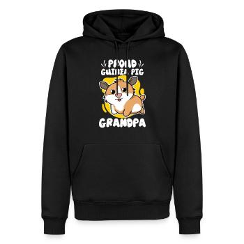 Idée cadeau de pomme de terre poilue amoureux du cochon d’Inde - Sweat à capuche Premium bio Homme - noir - Devant - Nico (187cm)