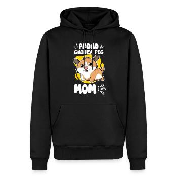 Idée cadeau de pomme de terre poilue amoureux du cochon d’Inde - Sweat à capuche Premium bio Homme - noir - Devant - Nico (187cm)