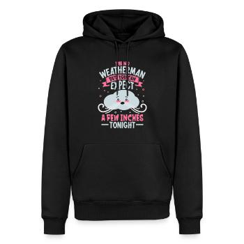 Funny Meteorology Meteorologist Weather Lover - Männer Premium Bio Hoodie - Schwarz - Vorne - Nico (187cm)