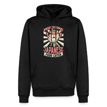Sushi Fan Japanese Food Foodie Cuisine Japan - Männer Premium Bio Hoodie - Schwarz - Vorne - Nico (187cm)