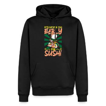 Sushi Fan Japanese Food Foodie Cuisine Japan - Männer Premium Bio Hoodie - Schwarz - Vorne - Nico (187cm)