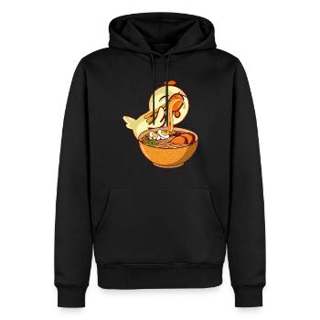 Ramen-Esser Ornithologie Vogelflüsterer - Männer Premium Bio Hoodie - Schwarz - Vorne - Nico (187cm)