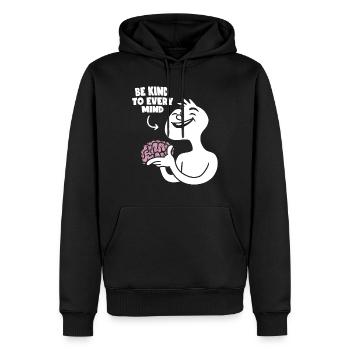 Seien Sie Freundlich Zu Jedem Geist National - Männer Premium Bio Hoodie - Schwarz - Vorne - Nico (187cm)