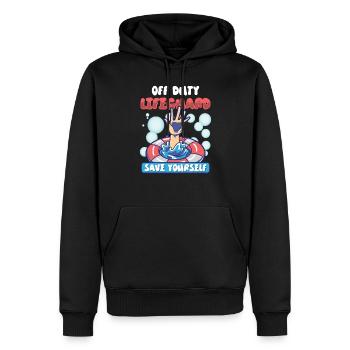 Nageurs Plongée sous-marine Piscine Sports nautiques - Sweat à capuche Premium bio Homme - noir - Devant - Nico (187cm)