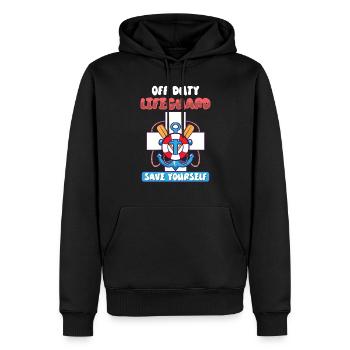 Nageurs Plongée sous-marine Piscine Sports nautiques - Sweat à capuche Premium bio Homme - noir - Devant - Nico (187cm)