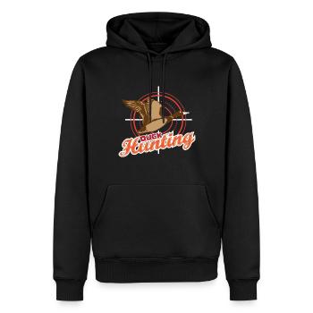 Duck Hunt Duck Hunter Bird Hunting Duck Hunting - Men’s Premium Organic Hoodie - black - Front - Nico (187cm)