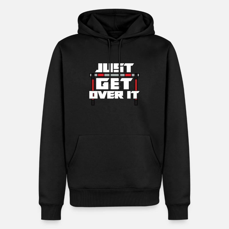 Athlétisme Athlétisme Coureurs Course Cadeau - Sweat à capuche Premium bio Homme - noir