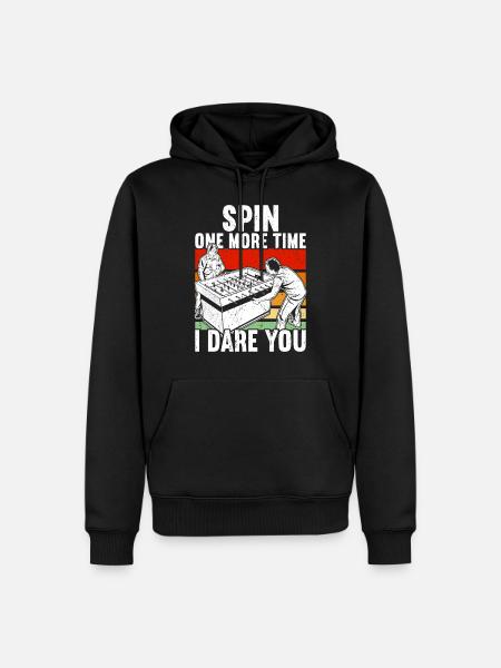 Tischfußball - Männer Premium Bio Hoodie - Schwarz