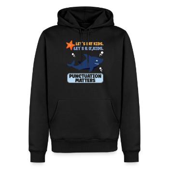 Shark Ocean Predator Scuba Diver Plongée sous-marine - Sweat à capuche Premium bio Homme - noir - Devant - Nico (187cm)