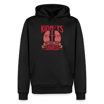 Kidney Transplant Kidney Donor Kidney Disease - Männer Premium Bio Hoodie - Schwarz - Vorne - Nico (187cm)