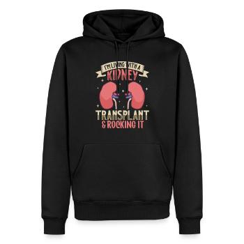 Kidney Transplant Kidney Donor Kidney Disease - Männer Premium Bio Hoodie - Schwarz - Vorne - Nico (187cm)