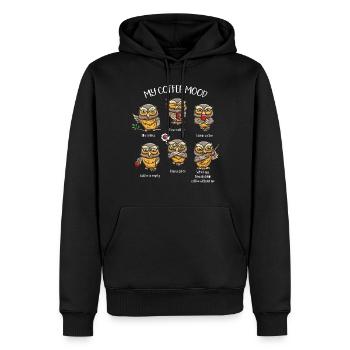 Amoureux des oiseaux sauvages - Sweat à capuche Premium bio Homme - noir - Devant - Nico (187cm)