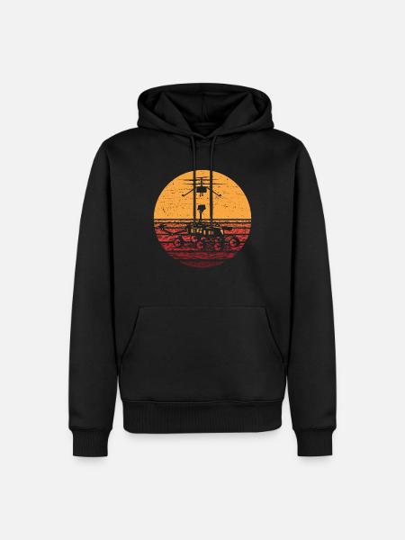 Research Astronomer Star Galaxy - Men’s Premium Organic Hoodie - black