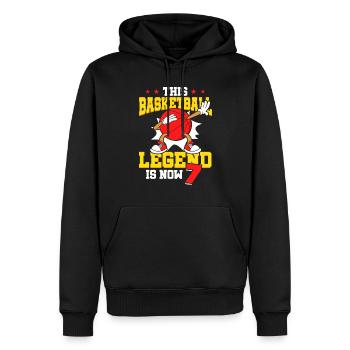 Diese Basketball-legende Ist Jetzt 7 Sports Kid - Männer Premium Bio Hoodie - Schwarz - Vorne - Nico (187cm)