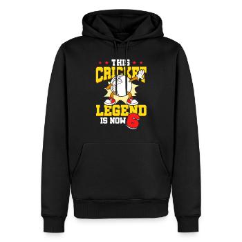 Diese Cricket-legende Ist Jetzt 6 Sport Kind 6. - Männer Premium Bio Hoodie - Schwarz - Vorne - Nico (187cm)