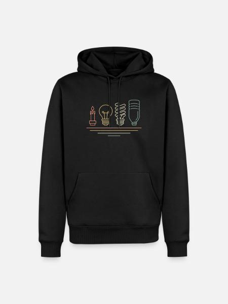 Student of Electrical Engineering, - Men’s Premium Organic Hoodie - black