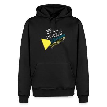 Paranormal Research Halloween Ghost Hunter - Men’s Premium Organic Hoodie - black - Front - Nico (187cm)