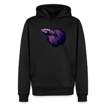 Plongée en eau Plongeur Océan - Sweat à capuche Premium bio Homme - noir - Devant - Nico (187cm)