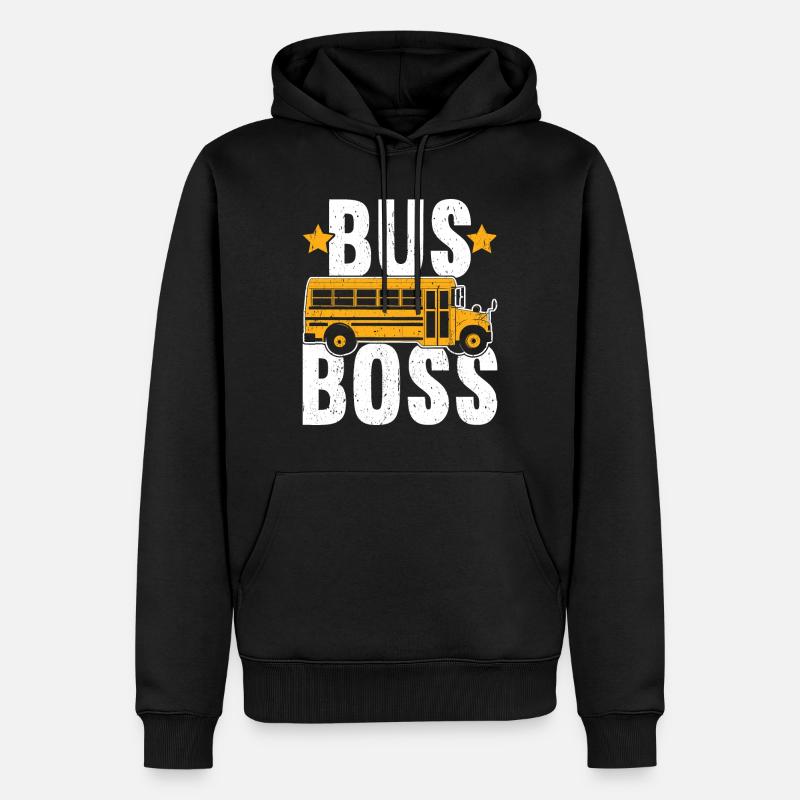 Schulbusfahrer - Männer Premium Bio Hoodie - Schwarz