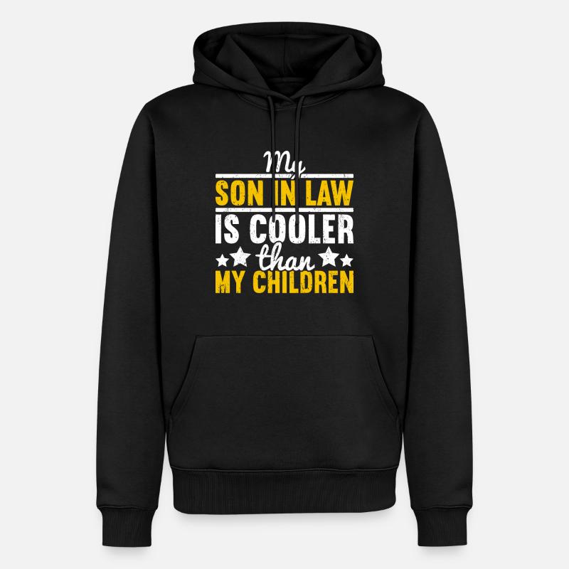 Schwiegersohn - Männer Premium Bio Hoodie - Schwarz