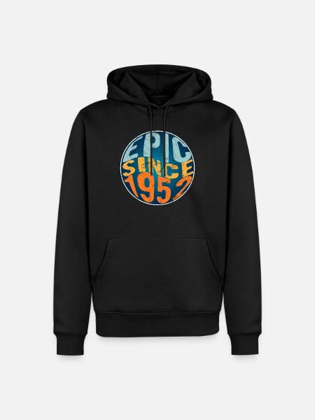 Epic since 1952 - Men’s Premium Organic Hoodie - black