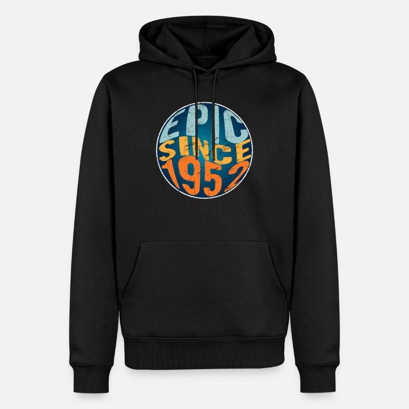 Épique depuis 1952 - Sweat à capuche Premium bio Homme - noir