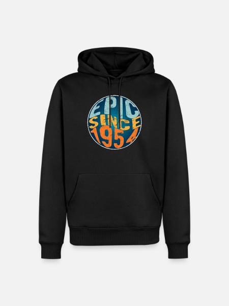 Epic since 1954 - Men’s Premium Organic Hoodie - black