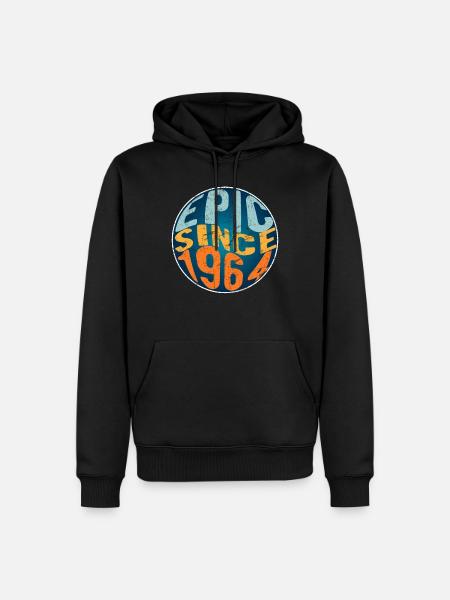 Épique depuis 1964 - Sweat à capuche Premium bio Homme - noir