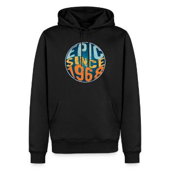 Episch Seit 1968 - Männer Premium Bio Hoodie - Schwarz - Vorne - Nico (187cm)