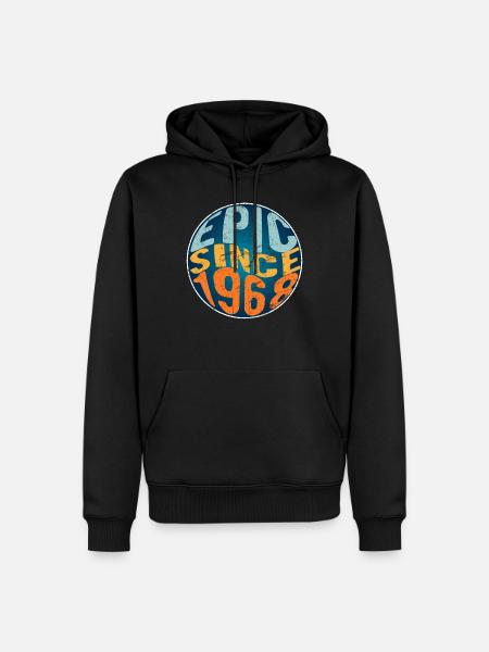 Epic since 1968 - Men’s Premium Organic Hoodie - black