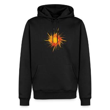 Tarot Sun Sun Summer Family Holidays on the Beach - Men’s Premium Organic Hoodie - black - Front - Nico (187cm)