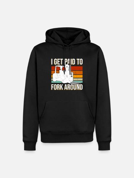 Gabelstaplerfahrer Gabelstaplerfahrer - Männer Premium Bio Hoodie - Schwarz