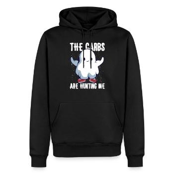 Bodybuilding Powerlifting Weightlifting Fitness - Männer Premium Bio Hoodie - Schwarz - Vorne - Nico (187cm)