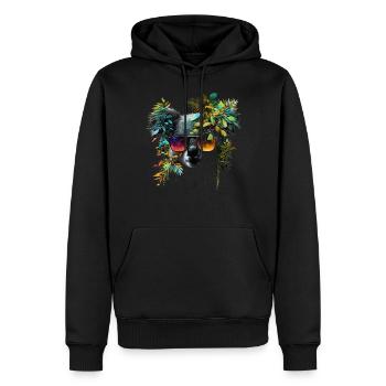 Koala Lunettes de soleil Animal Motif Cadeau Ours Animal - Sweat à capuche Premium bio Homme - noir - Devant - Nico (187cm)