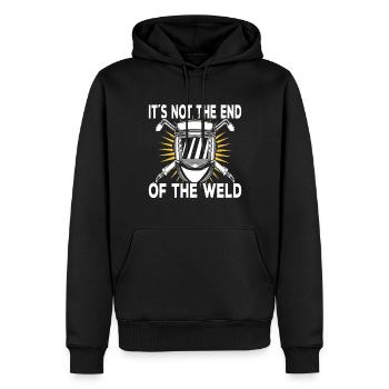 Soudure Soudeur Soudeur Soudeur - Sweat à capuche Premium bio Homme - noir - Devant - Nico (187cm)