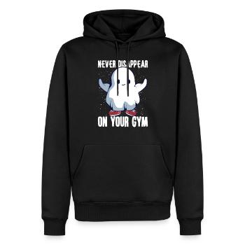 Bodybuilding Powerlifting Weightlifting Fitness - Männer Premium Bio Hoodie - Schwarz - Vorne - Nico (187cm)