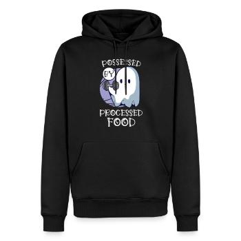 Bodybuilding Powerlifting Weightlifting Fitness - Men’s Premium Organic Hoodie - black - Front - Nico (187cm)