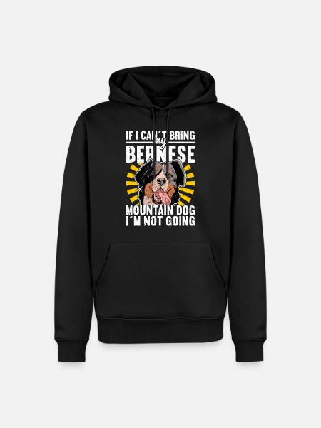 Bernese Mountain Dog - Men’s Premium Organic Hoodie - black