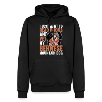 Berner Sennenhund - Männer Premium Bio Hoodie - Schwarz - Vorne - Nico (187cm)
