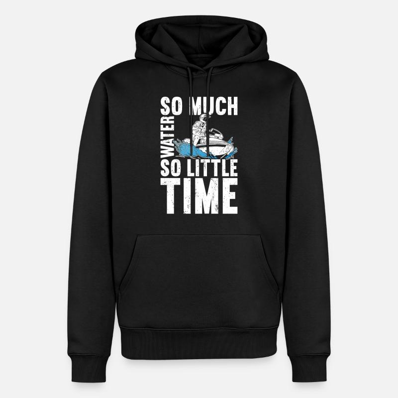Jetski Jetski - Männer Premium Bio Hoodie - Schwarz