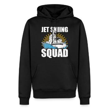 Jet Ski Jet Skiing - Sweat à capuche Premium bio Homme - noir - Devant - Nico (187cm)