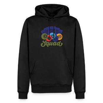 Jeu de cartes de bingo Grand-mère Joueur de bingo Cartes de bingo - Sweat à capuche Premium bio Homme - noir - Devant - Nico (187cm)