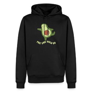 funny Avocado avocado pun avocado lover - Männer Premium Bio Hoodie - Schwarz - Vorne - Nico (187cm)