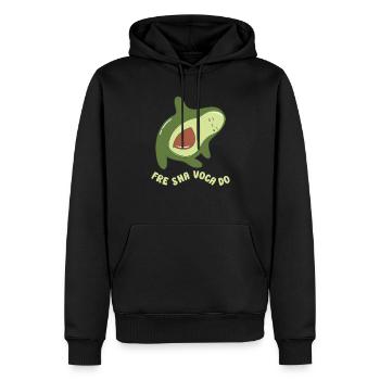 funny Avocado avocado pun avocado lover - Männer Premium Bio Hoodie - Schwarz - Vorne - Nico (187cm)