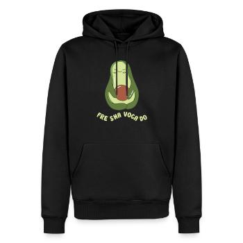 funny Avocado avocado pun avocado lover - Männer Premium Bio Hoodie - Schwarz - Vorne - Nico (187cm)