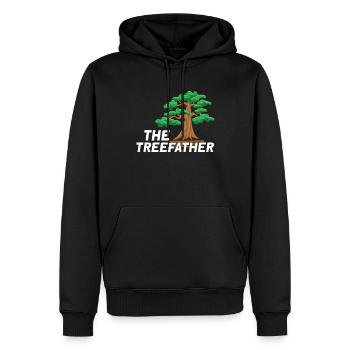 Bonsai Japan Silhouette Gardener Gardening Lover - Männer Premium Bio Hoodie - Schwarz - Vorne - Nico (187cm)