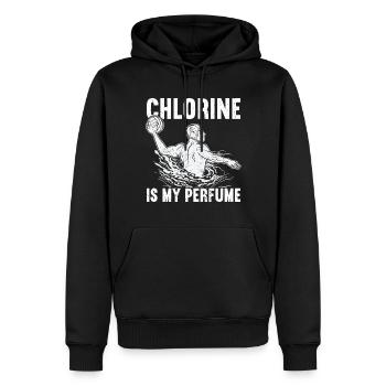Waterpolo - Sweat à capuche Premium bio Homme - noir - Devant - Nico (187cm)