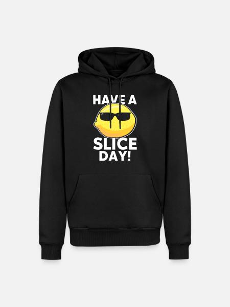 Lemonade Stand Lemon - Men’s Premium Organic Hoodie - black
