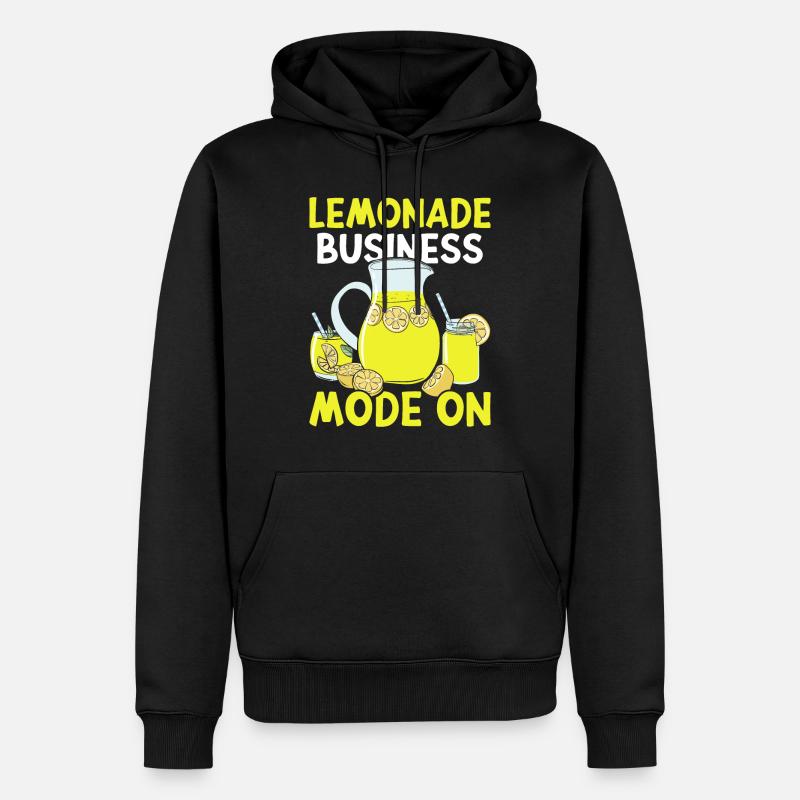 Stand de limonade - Sweat à capuche Premium bio Homme - noir
